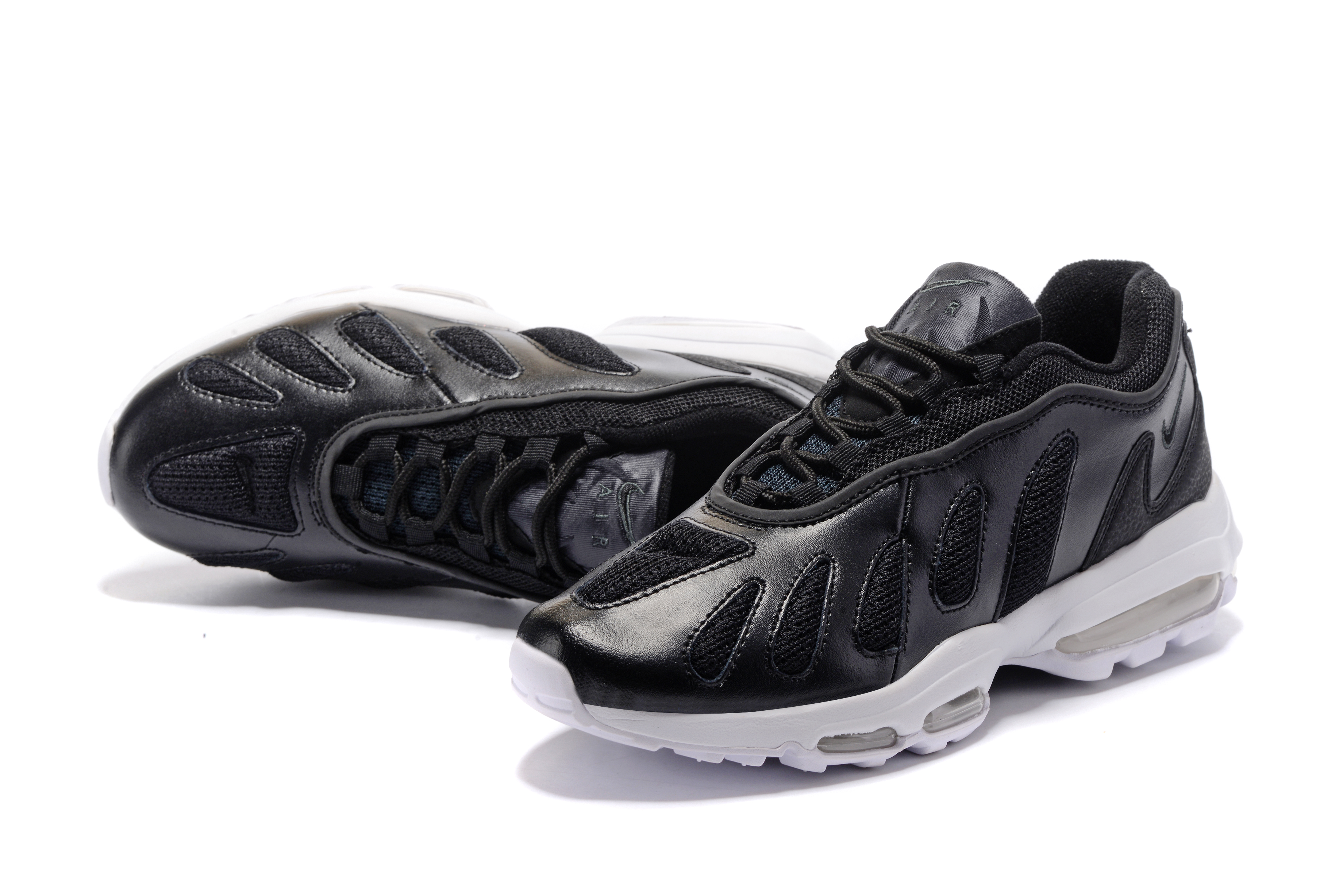 Men Nike Air Max 96 Black - Click Image to Close